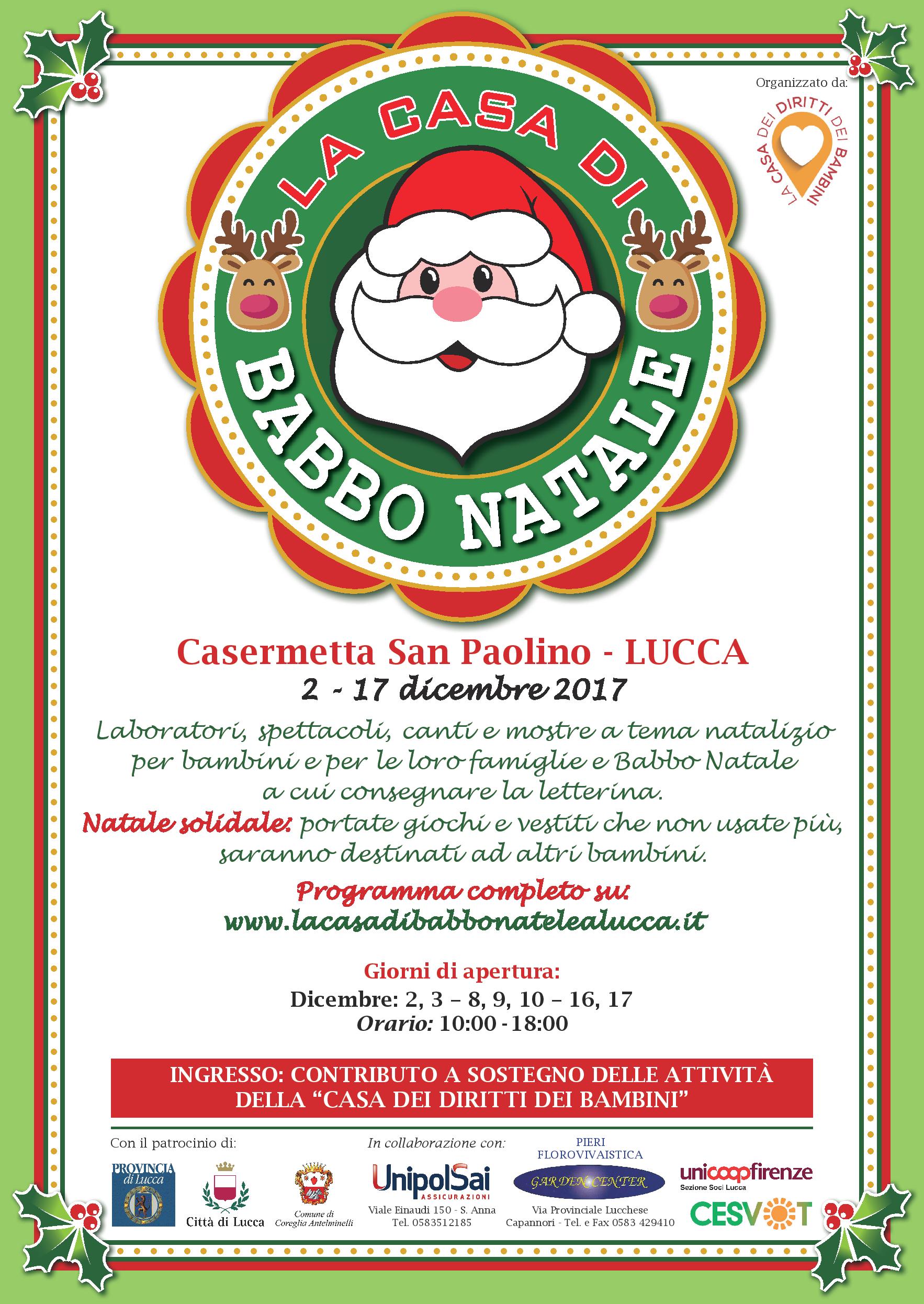 Lucca - Babbo Natale alla Casermetta San Paolino sulle Mura di Lucca