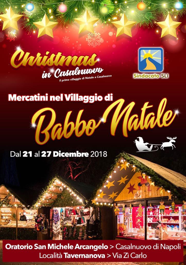 Mercatini nel villaggio di Babbo Natale
