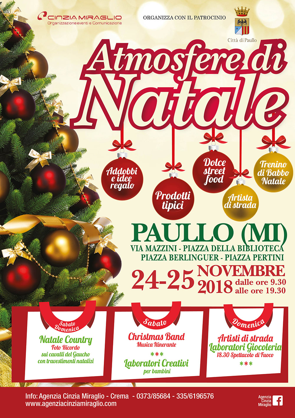 Addobbi Natalizi Stradali.Atmosfere Di Natale Paullo